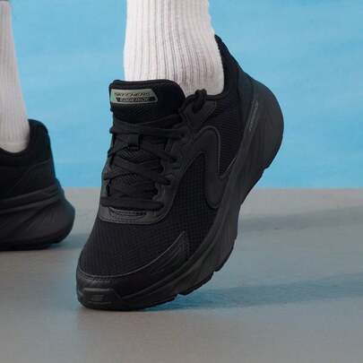 Skechers 男士休闲户外运动鞋，轻便舒适日常休闲鞋 232838-BBK