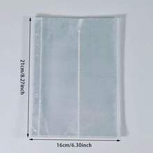 25 PCS Photo Inner Pages, 6-Hole A5 Loose-Leaf Binder, Photo Card Collection Book, Postcard Organizer, Diary Notebook, School Stationery - A5 - View 9