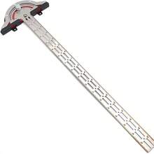 15/20 Inch Precision Woodworking Edge Ruler 0-70° Adjustable Angle Finder Measuring Tool - Multicolor - View 5