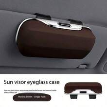 Auto Sonnenblenden Brillenhalter | Sonnenblenden Brillenorganizer, Fahrer Brillenhalter, Auto Aufbewahrungsbox, Kunststoffmaterial, Universelle Passform | Auto Sonnenblenden Brillenaufbewahrungsbox, tragbare Sonnenbrille Brillenetui, Neue Grenzüberschreitende Universelle Brillenclip, Ideales Geschenk - A - Übersicht 15