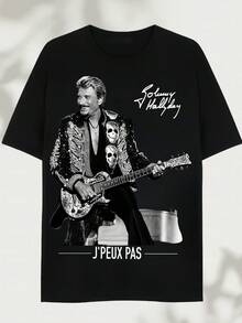 T-shirts pour hommes - Noir - Voir 6