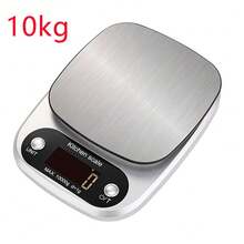 1个高精度不锈钢电子厨房秤，电子秤，精准烘焙家用小秤，食品秤，药品秤，咖啡秤，邮政秤，厨房用品，烘焙工具 - 銀色 - 查看 8