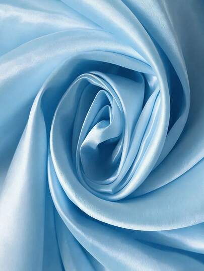 1 pieza de tela de satén suave como la seda, adecuada para novia, boda, vestido, manualidades, decoración