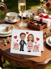 8/16/24 piezas Tarjetas de mesa de boda personalizadas, con nombres y números de mesa, diseño minimalista y elegante, adecuadas para recepción de boda, despedida de soltera, fiesta de compromiso, decoración del mostrador de recepción, recuerdo de boda único - Multicolor 2 - Ver 3