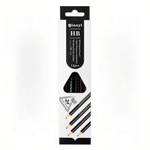 Black Printed Triangular Pencils 12 Count, Easy Hold & Strong Lead For Writing - Triangle - View 7