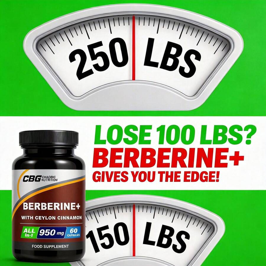 Premium Berberine HCL Supplement With 1000Mg - Contains Pure True Ceylon Cinnamon, Milk Thistle, And Turmeric For Natural Health And Wellness. A Natural Gift For Health And Happiness, Suitable For Everyone. 60 Capsules Easy Take,Packaging May Vary - Berberine tốt nhất - Xem 1