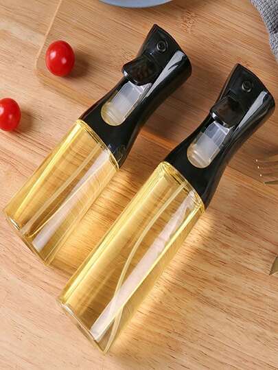 1/2pcs Precise Oil Dispenser, Plastic Lid Design Prevents Leakage, Reduces Oil Intake