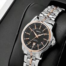 Đồng hồ cơ tự động thanh lịch dành cho nam giới, phù hợp cho công sở và đi làm, mã D153RBK. - Bạc - Xem 5