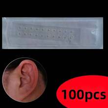 200/100/60/20片装一次性耳穴贴，耳针疗法，耳部按摩疗法，耳穴贴片，耳针治疗 - 彩色 - 查看 6