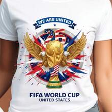 2026 World Cup Shirt, Soccer Cup Usa Canada Mexico Shirt,Unisex Trending Shirt ,Soccer Fan Gift Shirt - 白色 - 查看 1