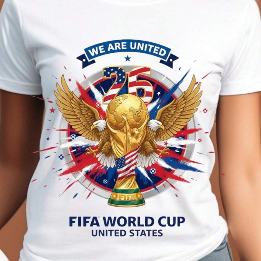 2026 World Cup Shirt, Soccer Cup Usa Canada Mexico Shirt,Unisex Trending Shirt ,Soccer Fan Gift Shirt - 白色 - 查看 1