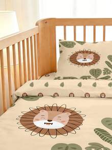 1 Set Baby Bedding, Cute Pattern Duvet Cover Set, Polyester Material, For Decorating Baby Bedroom, Baby Bed Gift, Holiday And Season - Multicolor - View 8