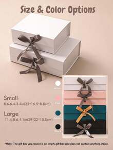 Customized Personalized Magnetic Ribbon Gift Box, Customized Bridesmaid Invitation Box, Bride's Gift Box, "Will You Be My Bridesmaid?" Box, Wedding Gift Box - Multicolor - View 8