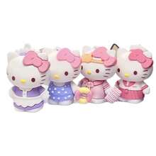 SANRIO 1 Peça Caixa Misteriosa - 8 Figuras de Personagens de Desenho Animado em PVC de Estilos Aleatórios com Suporte de Exibição, Decoração de Quarto de Desenho Animado Fofa, Presente de Feriado/Aniversário/Formatura, Lembrancinhas de Festa (Sem Necessidade de Energia), Presente de Volta às Aulas, Brinquedos, Colecionáveis de Caixa Surpresa - Multicolorido - Visão 5