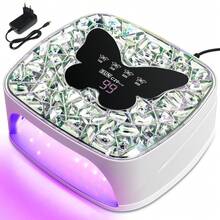 LIMEGIRL SUN C20 PLUS UV LED Nail Lamp With 67pcs Dual-Color LED Beads (Blue & Red), Gel Nail Dryer With Infrared Sensor, Detachable Base, 4 Timer Settings For Manicure And Pedicure - White - View 11