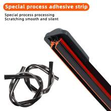 1PC Dual Rubber Strip Wiper Blade Boneless Wiper Blade For Car Front Windshield Universal J/U Hook Wiper Blade 13"14"15"16"17"18"19"20"21"22"23"24"25"26"28"30" Automotive Parts - 1PC - View 3