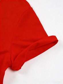 Disney Women's T-Shirt,Disney Ladies T-Shirt Featuring Classic Disney ARIEL Princesses Patterns, Made Of Soft, Comfortable And Durable Fabric. A Spring/Summer Round-Neck Short-Sleeved T-Shirt, Suitable For Daily Wear, Shopping,St. Patrick's Day, Traveling And Party Outfits. Also A Wonderful Gift,Multiple Colors Are Available For Selection. - 紅色 - 查看 4