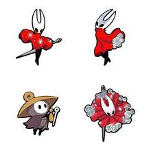 4pcs Anime Street Style Zinc Alloy Brooch Pins, Fashion Accessory - Multicolor - View 4