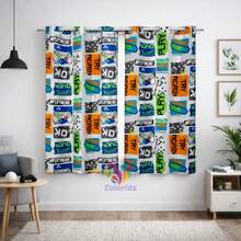 Curtain 2.00x 1.70 Children's Room Decoration Child Girl / Boy - 白色 - 查看 1