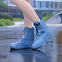 防水鞋套，可水洗防滑加厚耐用鞋套，带纽扣，雪地靴套，男女通用 - 雨鞋套 - 查看 8