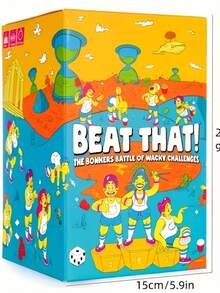 Beat That! The Bonkers Battle Of Wacky Challenges: The Ultimate Family Party Game Of Chaos & Laughter, Perfect As A Gift For Game Nights & Family Gatherings - Multicolor - View 12