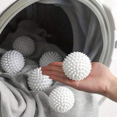 1/3/5pcs Reusable Laundry Balls, Chemical-Free Washer And Dryer Balls For Removing Lint, Hair And Stains, Anti-Static And Wrinkle Reduction Fabric Softener Replacement, Multi-Color Laundry Cleaning Balls For Clothes And Bedding, Home Laundry Essential, Great For National Day, Bathroom, Scalp Massage, Back To School, Travel Vacation And Daily Life, Holiday Gift For Family And Friends