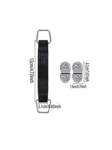 1pc Replacement Luggage Handle, Rubber Grip With Metal Cover, Suitable For Suitcases, Bags Or Luggages - Multicolor - View 3