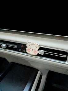 Cute Cartoon Bear & Rabbit Car Air Vent Clip, Creative Holiday Small Gift - A - View 7