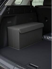 Car Trunk Bag – Car Trunk Organizer With Lid 50x25x15 - Dark Grey - View 1