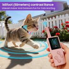 Collar de entrenamiento para perros sin descarga eléctrica con control remoto, collar de vibración para perros con controlador solo de pitido y vibración, impermeable recargable con collares vibratorios para perros (4.5-54 kg) - Sin púas (Negro) - Negro - Ver 7