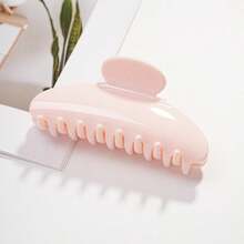 1pc 2026 New Qi Yue High-End PC Hair Clip, UV Painted Large Hair Claw Hairpin, Women Hair Accessory - Multicolor - View 2