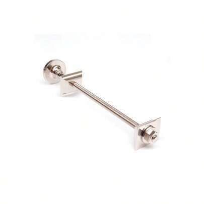Luxury Polished Nickel Cast Iron Radiator Wall Stay - Wall Tie Bracket