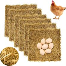 3pcs Reusable Chicken Nest Pads - Washable And Easy To Clean, Durable Synthetic PE Material, Soft And Comfortable Surface, Ideal For Egg-Laying Hens, Versatile For Poultry And Pet Indoor/Outdoor Mats - Multicolor - View 4