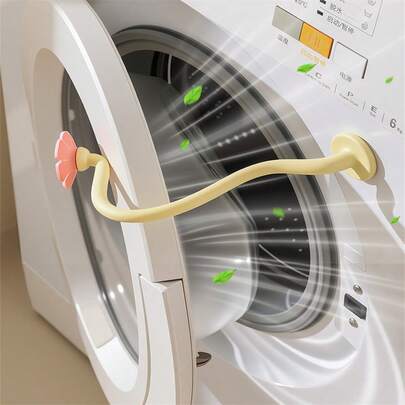 Flowers Drum Washing Machine Door Limiter Holder Ventilation Clip Magnetic Support Bracket Anti-Drop