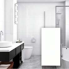12PCS PVC Marble Tiles Wall Sticker Self-Adhesive Stick Kitchen Bathroom Decor - Pure White - View 5