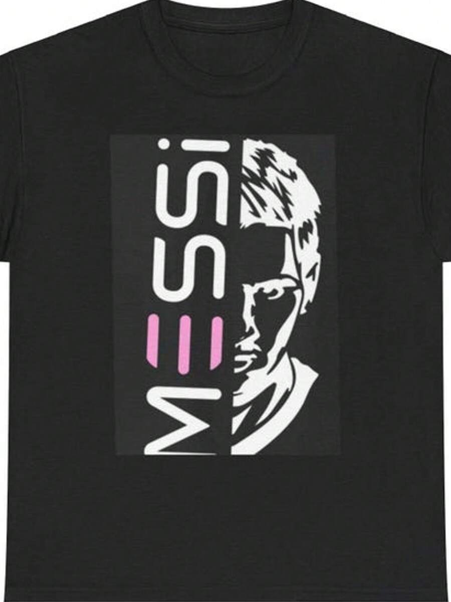 Lionel Me Ssi Logo T-Shirt - 黑色 - 查看 1