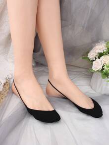 10双装女士船型腿套，低帮隐形腿套，带松紧带，适合搭配高跟鞋 - 彩色 - 查看 3