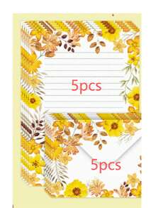 1 Set Envelope & Letter Paper Set, Vintage Butterfly & Floral Design, Creative Love Letter, High-Quality Stationery - A - View 9