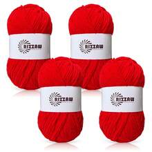 4pcs 2mm Diameter Polyester Chenille Yarn, Soft Material Suitable For Crocheting/Knitting Scarves, Hats, Handbags And Other DIY Crafts - 4pcs - View 9