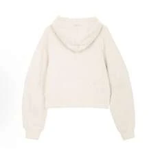 Lululemon Scuba Oversized Half-Zip Hoodie | Cotton-Blend Fleece Pullover, Boxy Short Fit With Kangaroo Pocket - 白色 - 查看 2