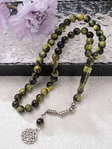 Handmade Muslim Prayer Beads Bracelet, Handhold Rosary Accessories - Multicolor - View 3