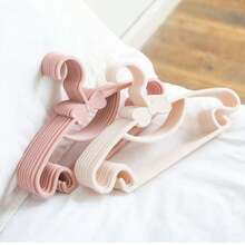 10pcs Beige Portable Clothes Hangers, Plastic Garment Organizer - Beige - View 9