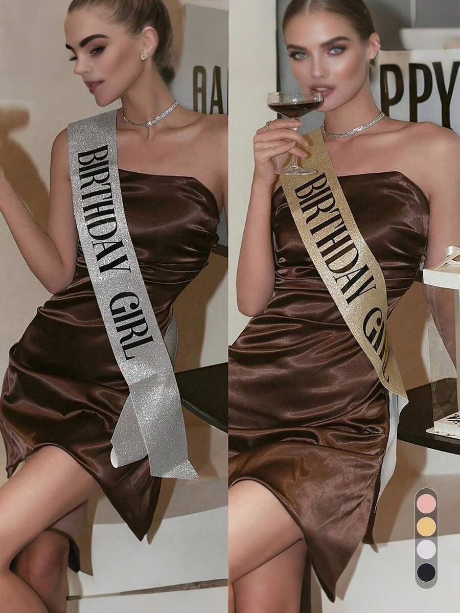 Birthday Sash, Women's Birthday Sash, Suitable For Birthday Parties, Birthday Sash Small Gift, Perfect Choice For Birthday Celebration Events, Birthday Party