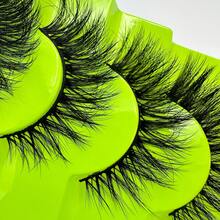 Faux cils style fée, naturellement épais, convenant aux yeux de chat et au maquillage pointu, sans allergène, 7 paires, parfait pour sublimer votre look - Noir - Voir 5