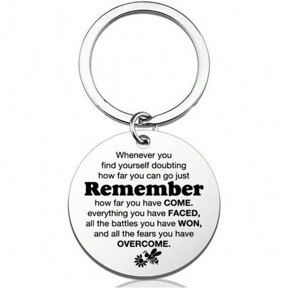 1pc Inspirational Keychain Gifts For Women Motivational Key Chain Encouragement Gifts For Family Friends Christmas Birthday