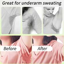 Underarm Sweat Pads, Disposable Underarm Sweat Absorbing Pads, Effective, Breathable, Invisible, Sweat Absorbing Patches, Lightweight Sweat Absorbing, Comfortable Odorless, Easy To Use, Suitable For Hot Summer Men And Women (10/30/60/100), Travel, Sports, Outdoor, Summer, Stickers, Christmas Gifts, Body Care - White - View 3