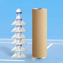 6pcs/12pcs Premium Badminton Shuttlecocks, Durable For Indoor & Outdoor Training (12pcs Random Color) - Multicolor - View 16