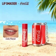 LIP SMACKER 2支可口可乐润唇膏，长效保湿，富含维生素E，舒缓唇部干裂，适合作为礼物送给亲朋好友，配有挂链可挂在包包上 - 可樂味 - 查看 1