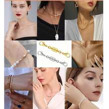 6mm Magnetic Jewelry Clasps Lobster Clasp Oval Shape For Necklace Bracelet - Multicolor - View 5
