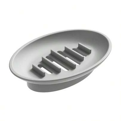 Khay đựng xà phòng chống trượt bằng silicon có lỗ thoát nước, thích hợp dùng trong phòng tắm và nhà vệ sinh, khay đựng xà phòng linh hoạt giúp giữ xà phòng khô ráo và kéo dài tuổi thọ của xà phòng.